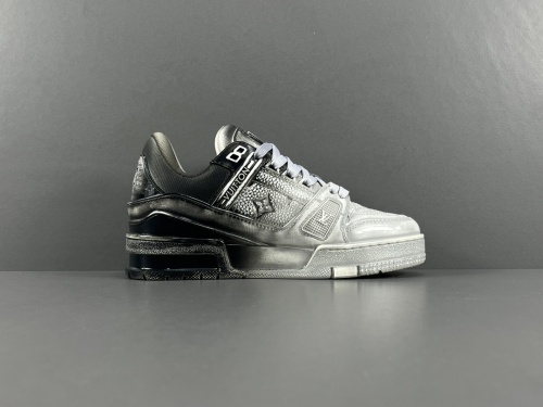 Louis Vuitton Trainer Virgil Abloh Low Sneaker Unisex Casual Monogram Board Shoes