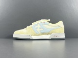 Fendi Match Low Sneakers Unisex Casual Suede Leather Splicing Shoes