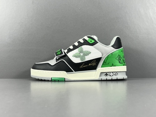 Louis Vuitton Trainer Fashion Low Casual Board Shoes Men Rendering Sneakers