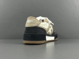 Fendi Match Low Sneakers Unisex Casual Suede Leather Splicing Shoes