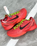 Nike Kobe 6 Reverse Grinch Men Basketball Shoes Strongest Practical Combat Sneakers