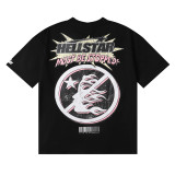 Hellstar Anti-Computer Panic Boy Print T-shirt Unisex Cotton Casual Short Sleeve