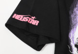 Hellstar Sbrain Helmet Print Casual T-shirt Unisex Cotton Loose Short Sleeve