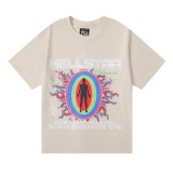 Hellstar Body Traversal Fun Print T-shirt Unisex Cotton Casual Short Sleeve