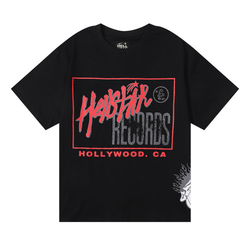 Hellstar Fun Comic Printed T-shirt Unisex Casual Loose Short Sleeve