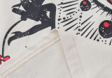 Hellstar Creative Fun Gaze Eye Print Short Sleeve Unisex Casual Cotton T-shirt