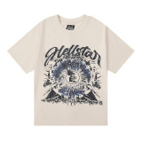 Hellstar Vintage Fun Print T-shirt Unisex Cotton Casual Short Sleeve