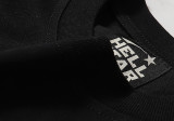 Hellstar Classic Print Casual Short Sleeve Unisex Cotton Loose T-shirt