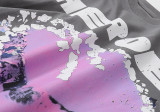 Hellstar Creative Heart Print T-shirt Unisex Casual Loose Short Sleeve