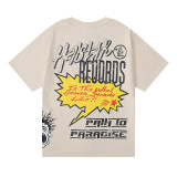 Hellstar Fun Comic Printed T-shirt Unisex Casual Loose Short Sleeve