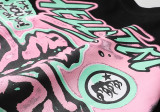 Hellstar Pink Body Guts Glory Printed T-shirt Unisex Cotton Casual Short Sleeve