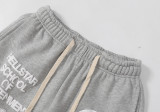Hellstar Studios Contrasting Color Printed Pants Vintage Casual Sports Sweatpants