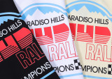 Rhude Paradiso Rally Printed T-shirt Unisex Casual Loose Short Sleeve
