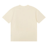 Rhude Coconut Tree Sunset Sailboat Print Short Sleeve Unisex High Stree Cotton T-shirt