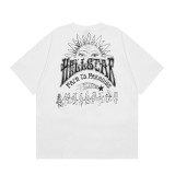 Hellstar Studios Dancing Stars Short Sleeve Tee Couple Cotton Casual T-shirt