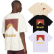 Rhude Moonlight Print T-shirt Unisex High Street Cotton Short Sleeve
