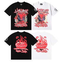 Hellstar Rodman Love Avatar Print T-shirt Unisex Casual Loose Short Sleeve