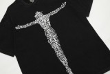 Hellstar Studios QR Christ Short Sleeve Unisex Washed Vintage Black T-shirt