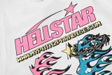 Hellstar Pixel T-Shirt Couple High Street Casual Short Sleeve