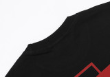 Rhude Track Logo Print Short Sleeve Couple Cotton Loose T-shirt