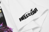 Hellstar Breaking News T-Shirt Couple Casual Cotton Short Sleeve