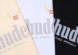 Rhude Classic Logo Print T-shirt Unisex Loose Cotton Short Sleeve