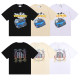 Rhude Formula Racing Commemorative T-shirt Couple Fashion Cotton Short Sleeve