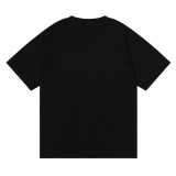 Rhude Lone Wold Print T-shirt Unisex High Street Cotton Short Sleeve