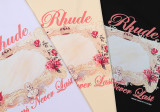 Rhude Rose Magic Mirror Print Short Sleeve Couple Cotton Loose T-shirt