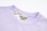 Gallery Dept Fashion Washed Short Sleeve Unisex Casual Cotton T-shirt
