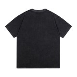 Gallery Dept Washed Black Short Sleeve Unisex Loose Round Neck T-shirt