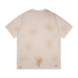 Gallery Dept Splash Ink Logo Printing T-shirt Couple Loose Cotton Tee