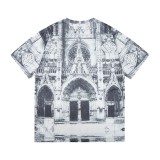 Gallery Dept Architectural Printed T-shirt Unisex Fashion Loose Short Sleeve