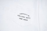 Gallery Dept Minimalist Letter Printed T-shirt Unisex Casual Loose Short Sleeve