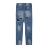 Gallery Dept High Street Ripped Jeans Straight Leg Casual Jeans