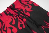 Gallery Dept Flame Pattern Print Sweatpants Unisex Casual Cotton Pants