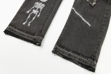 Gallery Dept Washed Old Skull Printed Jeans