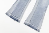 Gallery Dept For Culture liiFlare Denim Letter Printed Distressed Jeans