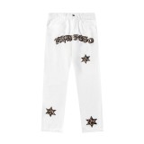 Gallery Dept Fashion Logo Embroidered Straight Leg Jeans