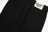 Gallery Dept Leather Cross Casual Straight Leg Jeans