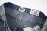 Gallery Dept High Street Light Blue Printed Casual Jeans