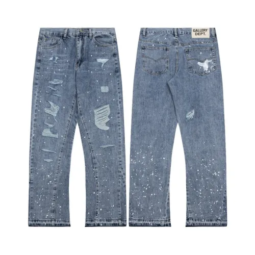 Gallery Dept Retro Speckled Perforated Jeans Casual Jeans