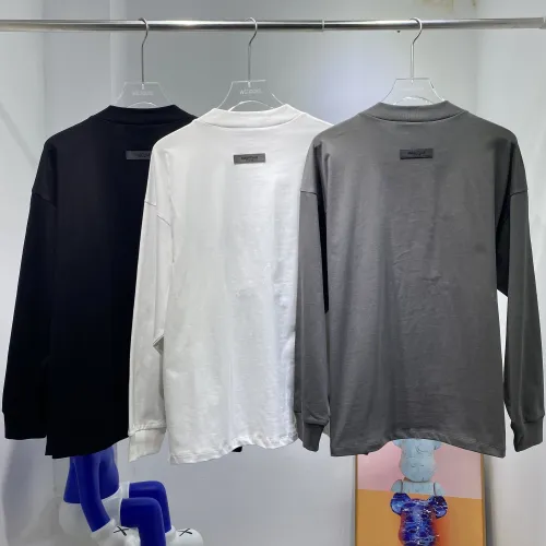 Fear of God Embroidered Letter Long Sleeved T-shirt Unisex High Street Casual Long Sleeved
