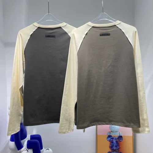 Fear of God Retro Letter Raglan Contrast Long Sleeved T-shirt Unisex Casual Loose Round Neck Top