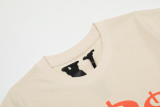 Vlone New Fashion Letter Print T-shirt Unisex Street Style Cotton Short Sleeve