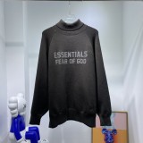 Fear of God High Street Silicone Letter High Neck Knitted Sweater