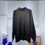 Fear of God Minimalist Solid Color High Neck Knitted Sweater
