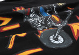 Amiri New Motorcycle Skull Evil Spirit Knight Print T-shirt