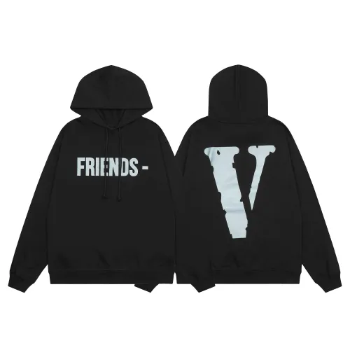 Vlone Fashion Street Print Pullover Hoodies Unisex Casual Sweatshirts