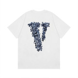 Vlone Unisex New Street Style T-shirt Fashion Breathable Cotton Short Sleeve